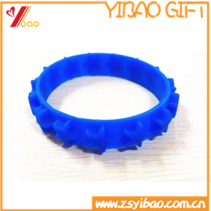 3D Silicone Wristband of Rubber Wrist Band and Bracelet (XY-HR-109)